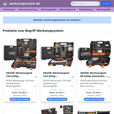 Screenshot werkzeugsystem.de