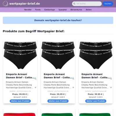 Screenshot wertpapier-brief.de