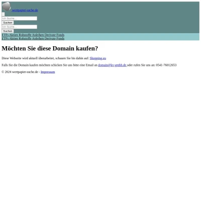 Screenshot wertpapier-suche.de