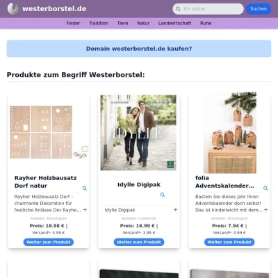 Screenshot westerborstel.de