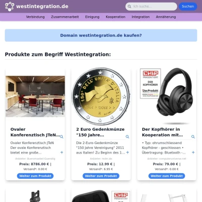 Screenshot westintegration.de