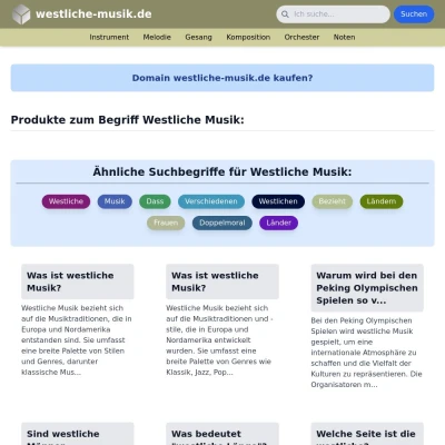 Screenshot westliche-musik.de