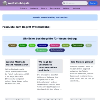 Screenshot westsidebbq.de