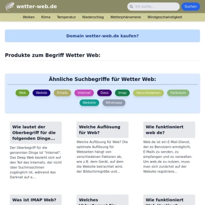 Screenshot wetter-web.de