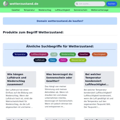 Screenshot wetterzustand.de