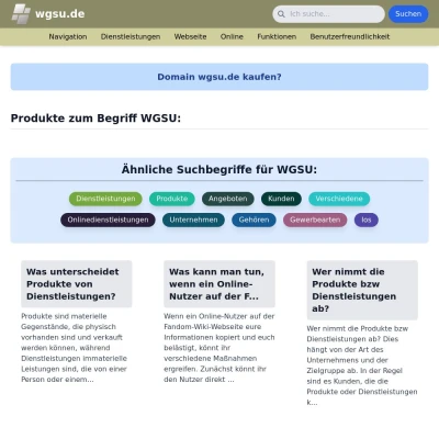 Screenshot wgsu.de