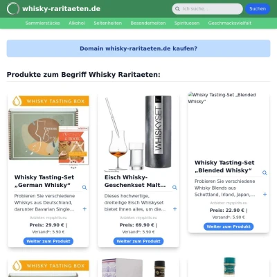 Screenshot whisky-raritaeten.de