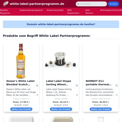 Screenshot white-label-partnerprogramm.de