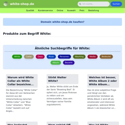 Screenshot white-shop.de