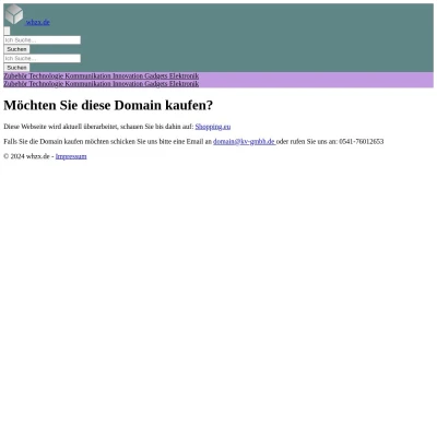 Screenshot whzx.de