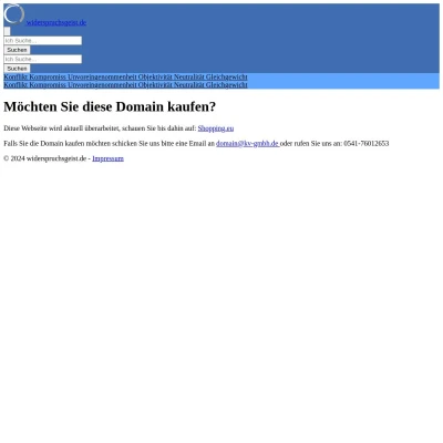 Screenshot widerspruchsgeist.de