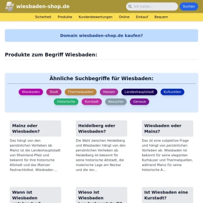 Screenshot wiesbaden-shop.de