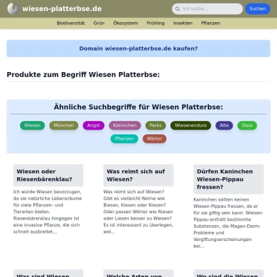 Screenshot wiesen-platterbse.de