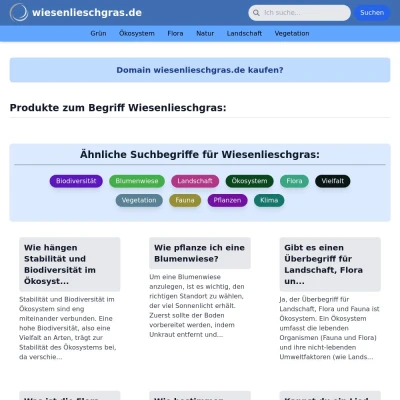 Screenshot wiesenlieschgras.de