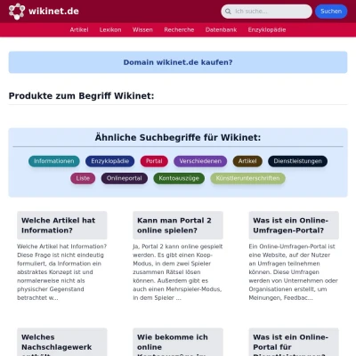 Screenshot wikinet.de