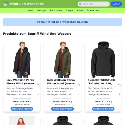 Screenshot wind-und-wasser.de