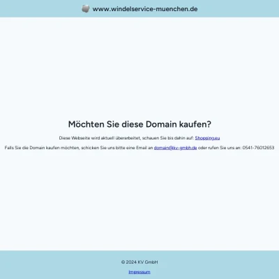 Screenshot windelservice-muenchen.de