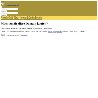 Screenshot windeltorten-shop.de