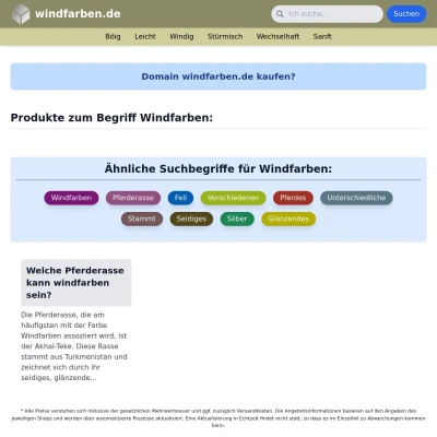 Screenshot windfarben.de