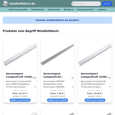 Screenshot windleitblech.de