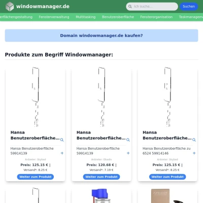Screenshot windowmanager.de