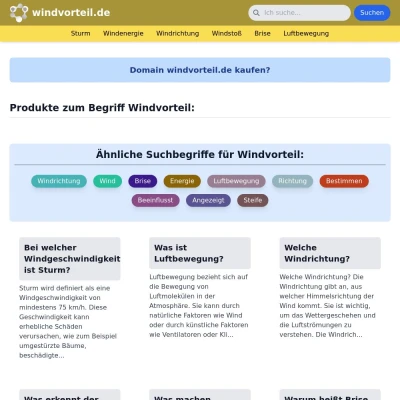 Screenshot windvorteil.de