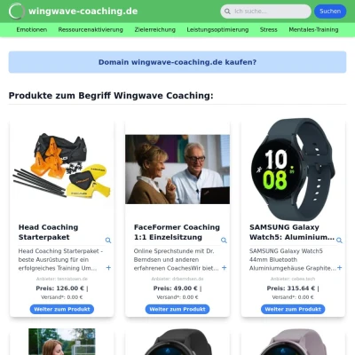 Screenshot wingwave-coaching.de