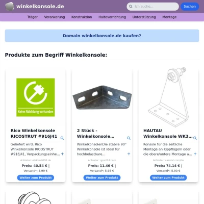 Screenshot winkelkonsole.de