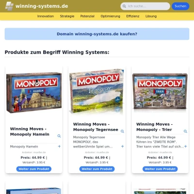 Screenshot winning-systems.de