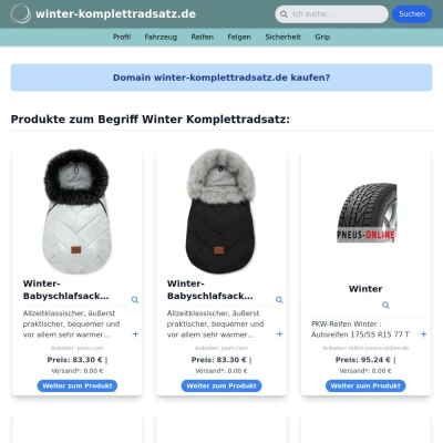 Screenshot winter-komplettradsatz.de