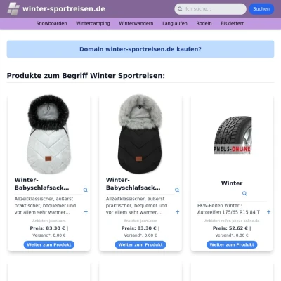 Screenshot winter-sportreisen.de