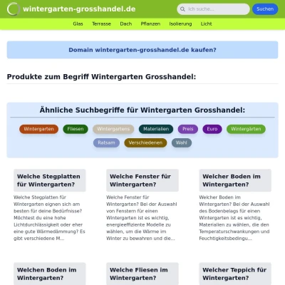 Screenshot wintergarten-grosshandel.de