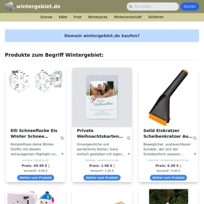 Screenshot wintergebiet.de