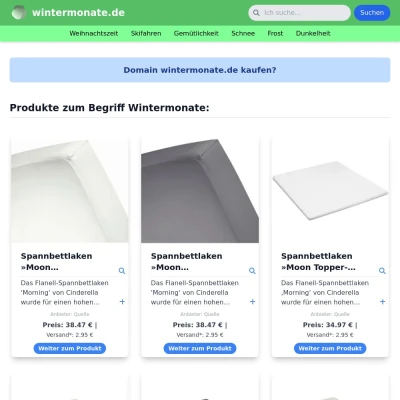 Screenshot wintermonate.de