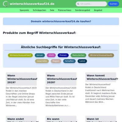 Screenshot winterschlussverkauf24.de