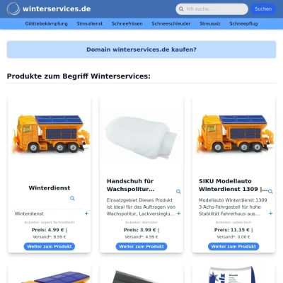 Screenshot winterservices.de