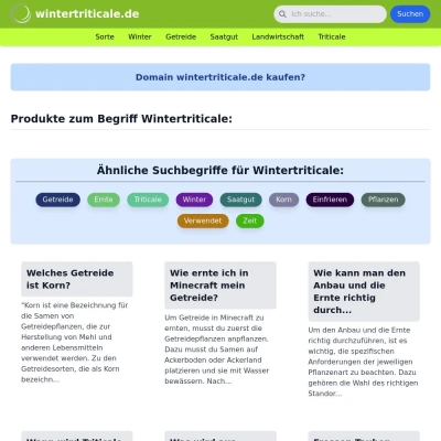 Screenshot wintertriticale.de