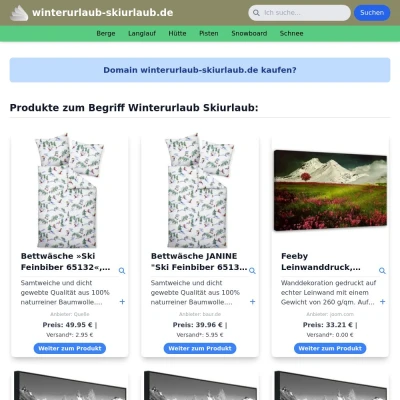 Screenshot winterurlaub-skiurlaub.de