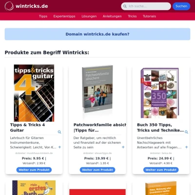 Screenshot wintricks.de