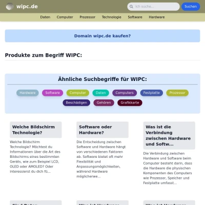 Screenshot wipc.de