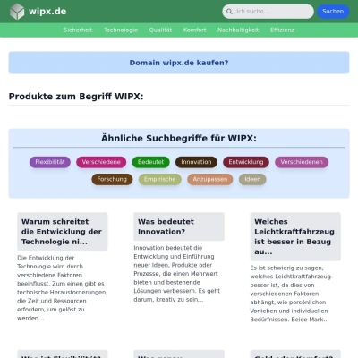 Screenshot wipx.de