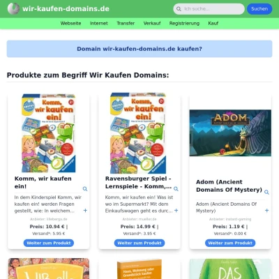 Screenshot wir-kaufen-domains.de