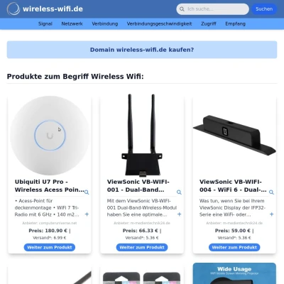 Screenshot wireless-wifi.de