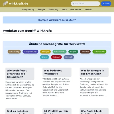 Screenshot wirkkraft.de