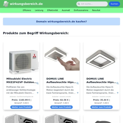 Screenshot wirkungsbereich.de