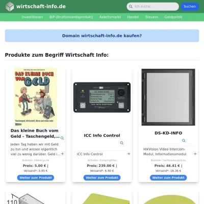 Screenshot wirtschaft-info.de