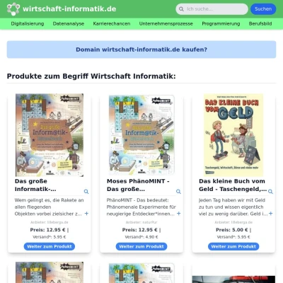 Screenshot wirtschaft-informatik.de