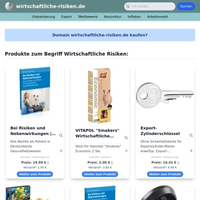 Screenshot wirtschaftliche-risiken.de