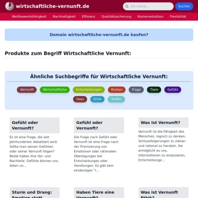 Screenshot wirtschaftliche-vernunft.de