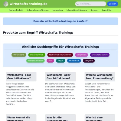 Screenshot wirtschafts-training.de